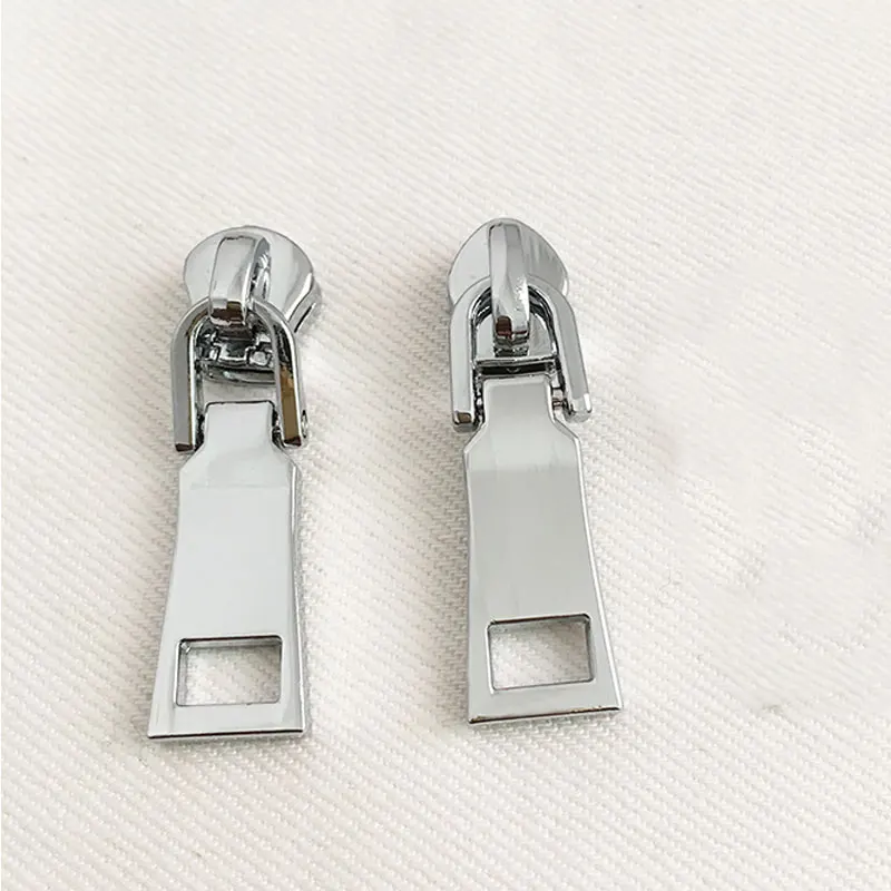 1Pc Afneembare 3 #5 # Metalen Rits Puller Voor Rits Sliders Hoofd Rits Reparatie Rits Pull Vervanging Hoofd kledingstuk Accessoires
