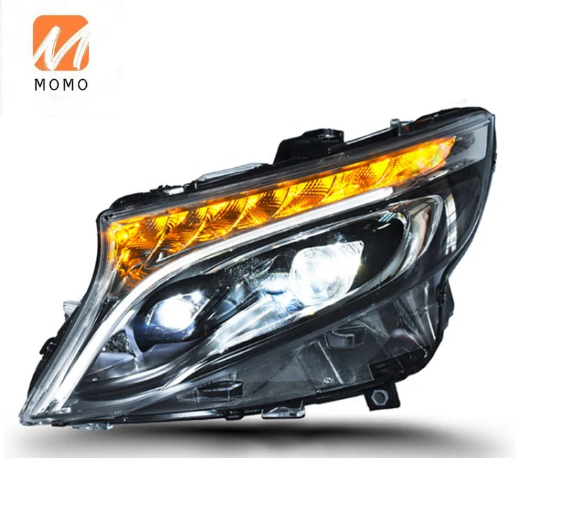 auto lamps manufacturer accessories cars lights   for   vito   upgrade  full LED headlight