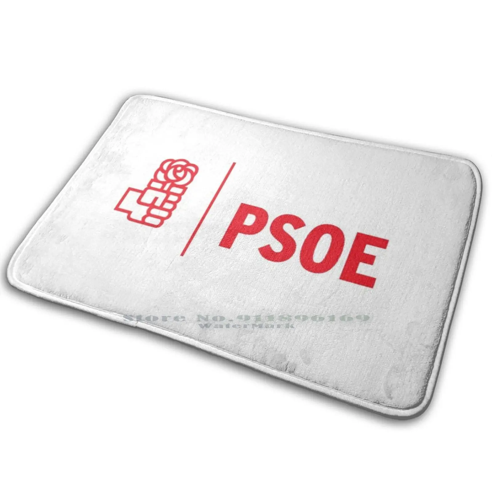 Psoe ( Political Party ) Logo Mat Rug Carpet Anti - Slip Bedroom Entrance Door Mat United We Can We Can Psoe Pp Popular Party Vo