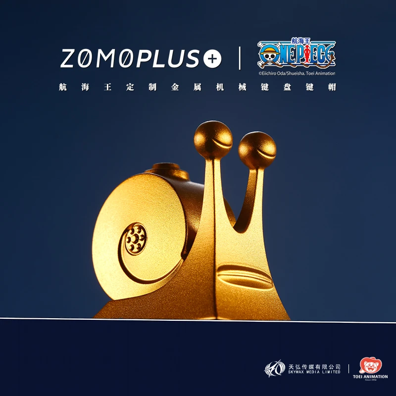 ZOMOPLUS X ONE PIECE GOLDEN DEN MUSHI llave artesanal de aluminio