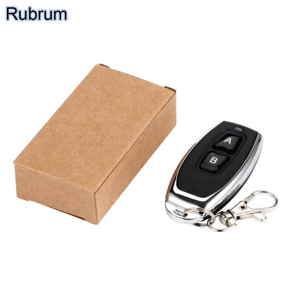 Rubrum Wireless Universal 433 Mhz RF Remote Control 433 Mhz EV1527 Learning Code Remote Control 2 Channel For Gate Garage Door