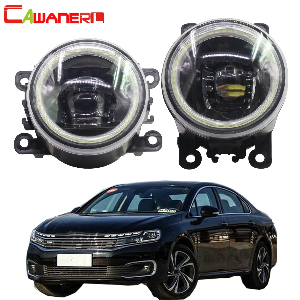 

Cawanerl For Citroen C6 TD_ Saloon 2005-2015 Car LED Lamp Front Fog Light Angel Eye Daytime Running Light DRL 12V Accessories