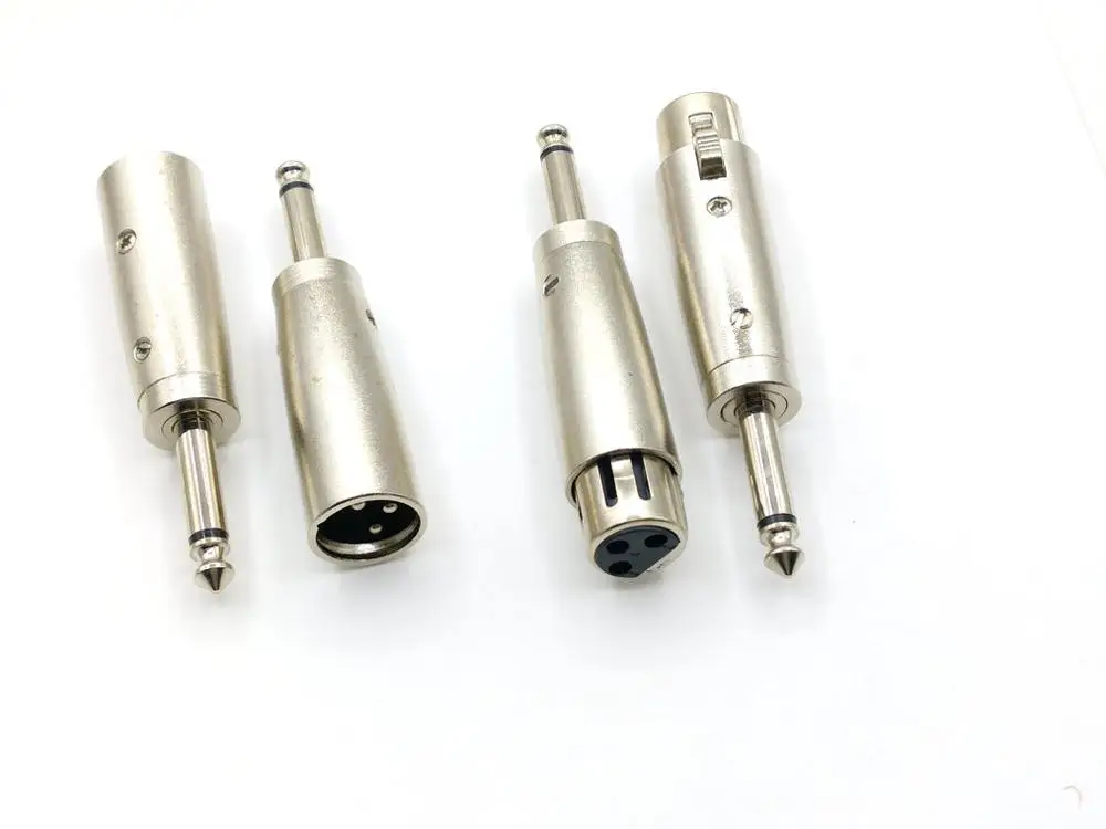 Mic Microphone Audio XLR Male/ Female  Connector to 1/4