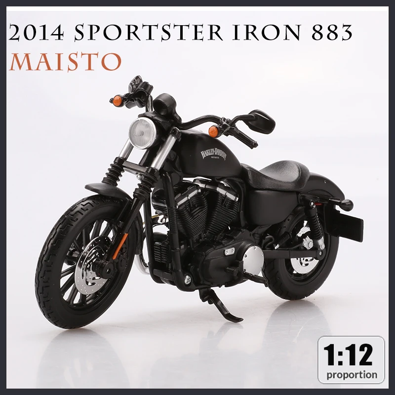 

Maisto 1:12 Harley-Davidson 2014 Sportster Iron 883 Diecast Alloy Motorcycle Model Toy