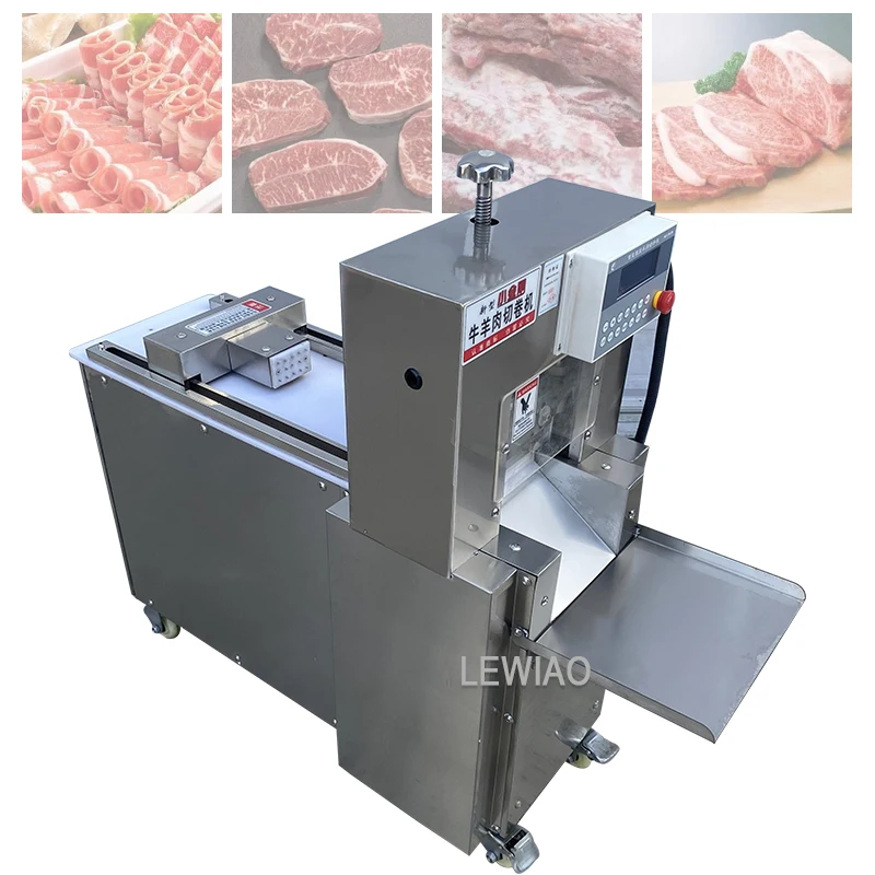 High Quality Cnc Cutting Beef Roll Machine Can Cut All Kinds Of Rolls Frozen Meat Slicer Maker