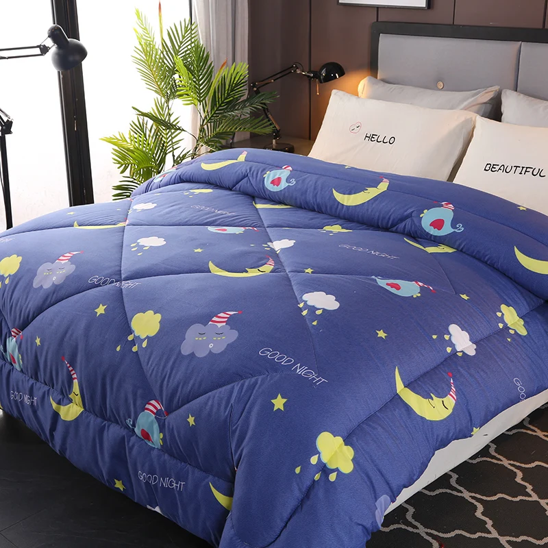 Cheap And Affordable Down Quilt Duvet Soft Winter Warm Blanket Comforter Filler Colorful Style Comforter Blankets Cartoon Quilt