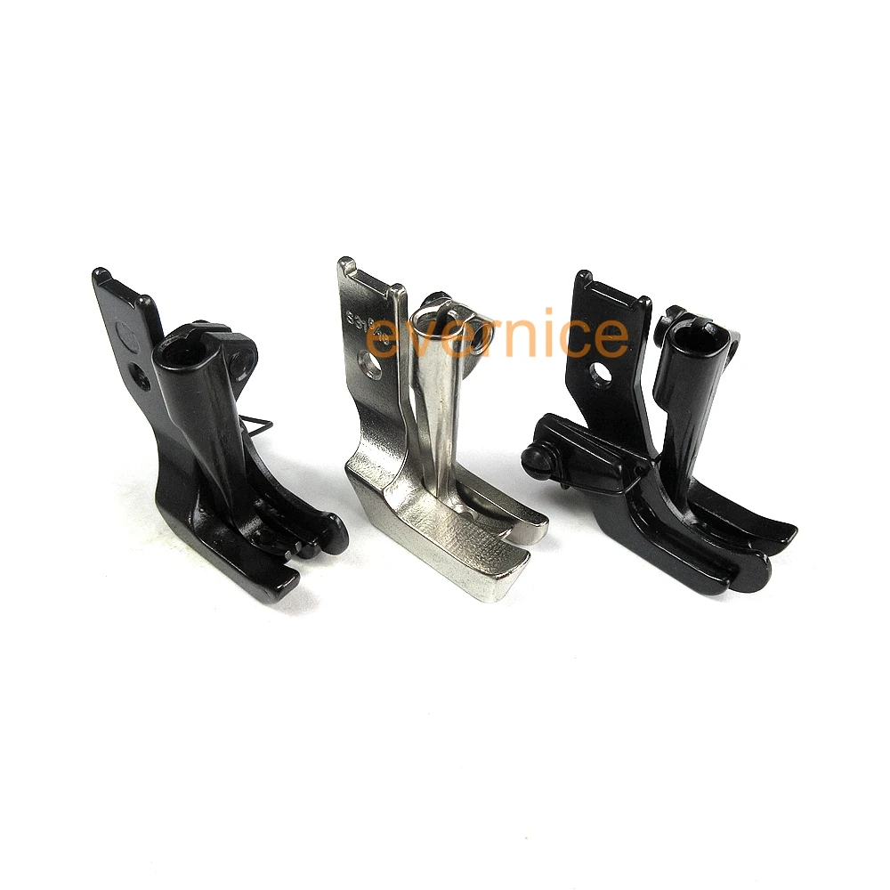 10 SETS PIPING & WALKING FOOT with R & L EDGE GUIDE for JUKI DNU-1541,241 LU-563 562 1508