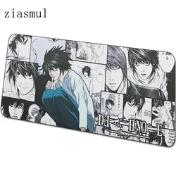 Death Note mats 900x400x4mm Kira gaming mouse pad big keyboard mousepad anime notebook gamer accessories padmouse mat