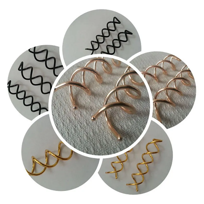 เกลียว Hairpin ผม Claws DIY ผู้หญิงสาวผมจัดแต่งทรงผม Headwear คลิปผม Barrettes Headdress อุปกรณ์เสริมผม Hairdressing เครื่องมือ