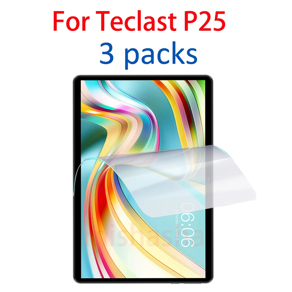 

3 Packs PET Soft Film Screen protector For Teclast P25 10.1Inch Tablet protector Soft Protective Film Protector For Teclast P25