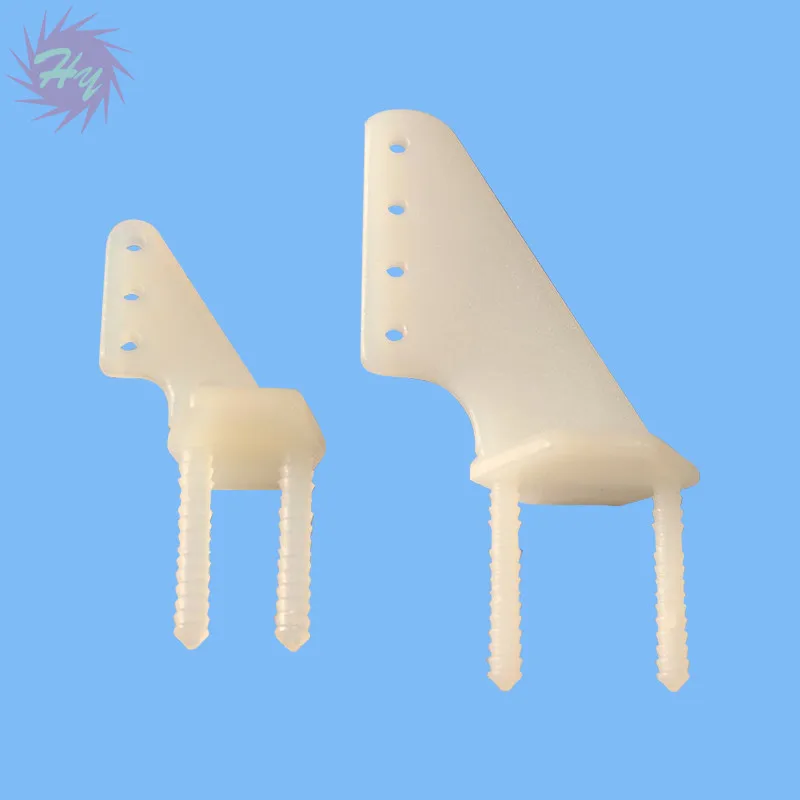 

10 шт., нейлоновые рожки с двумя иглами, 3 отверстия, 4 отверстия, RC части для самолетов, аксессуары для моделей электросамолетов из пеноматериала