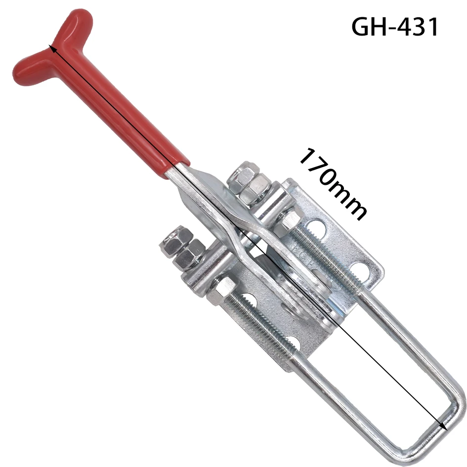 Car Adjustable Pull Latch Toggle Latch Clamp Hasp with keyhole/without hole  Holding Toolbox GH 431