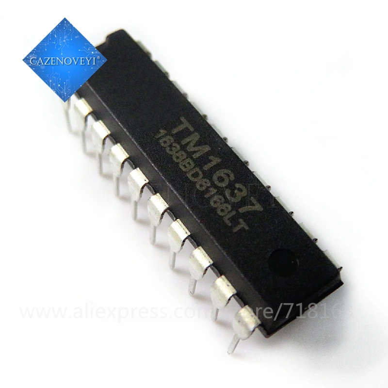 10pcs/lot TM1637 1637 DIP-20 In Stock