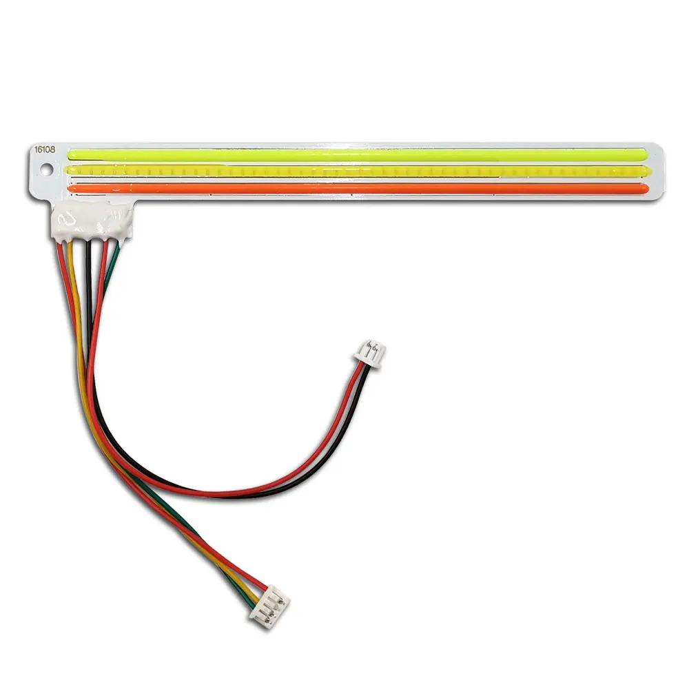 12V 5W Colorful COB LED Light Strip RGW Red Green White 3-color LED Lamp for Face Recognition Lighting Signal Decoration Bulb