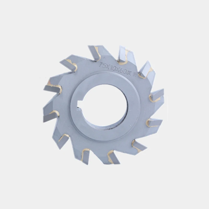 Solid เลื่อยตัดเหล็กใบมีดใบเลื่อย V-รูป Router Bit ทรงกระบอก Ball End Mill D100 * D32 * H6/8 60/90องศา