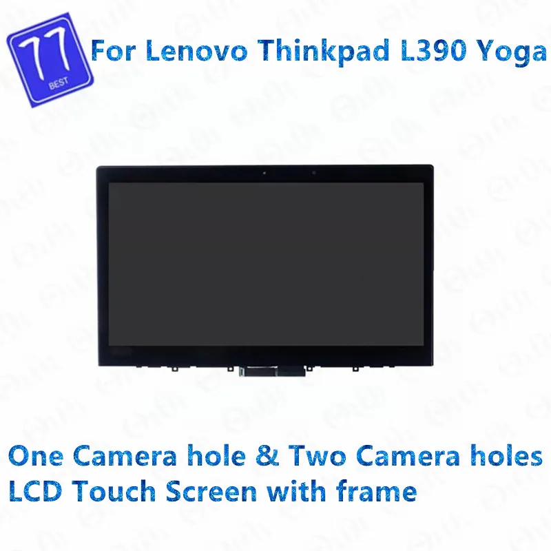 13.3 Inch FHD LP133WF4 SPA5 NV133FHM-N5A M133NWF4 R3 LCD Screen Display Assembly With Frame For Lenovo Thinkpad L380 L390 Yoga