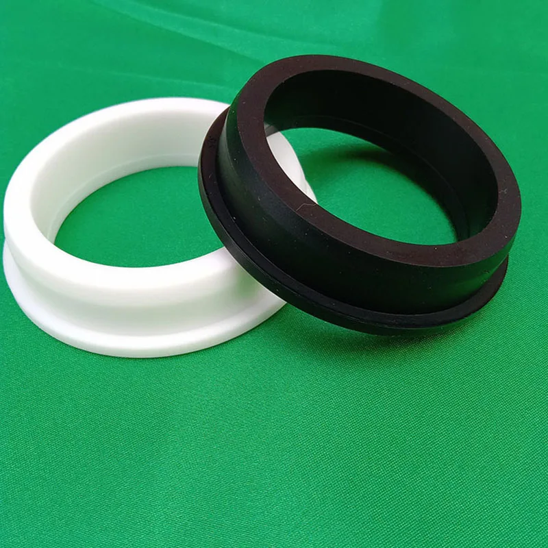 

Silicone protective coil single side outgoing ring rubber ring black and white inner diameter 40mm 50mm 55mm 60mm silicone prote