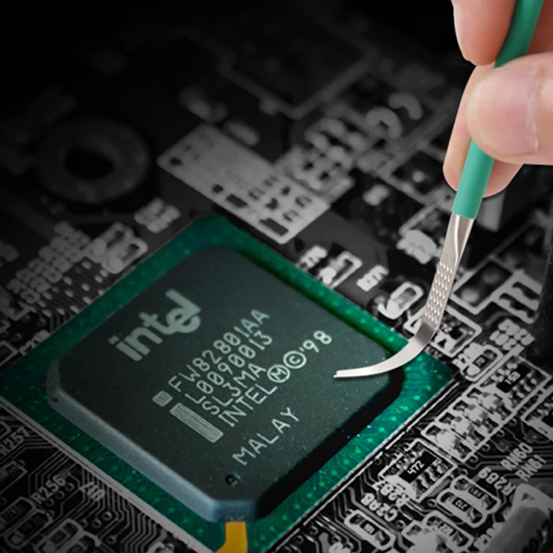 BST-70 5 Trong 1 Cao Cấp Điện Thoại Di Động Bo Mạch Chủ BGA Chip Loại Bỏ Sửa Chữa Bộ Dụng Cụ Bật Nắp Vi Mạch Lưỡi Dao CPU tẩy Keo Bụi