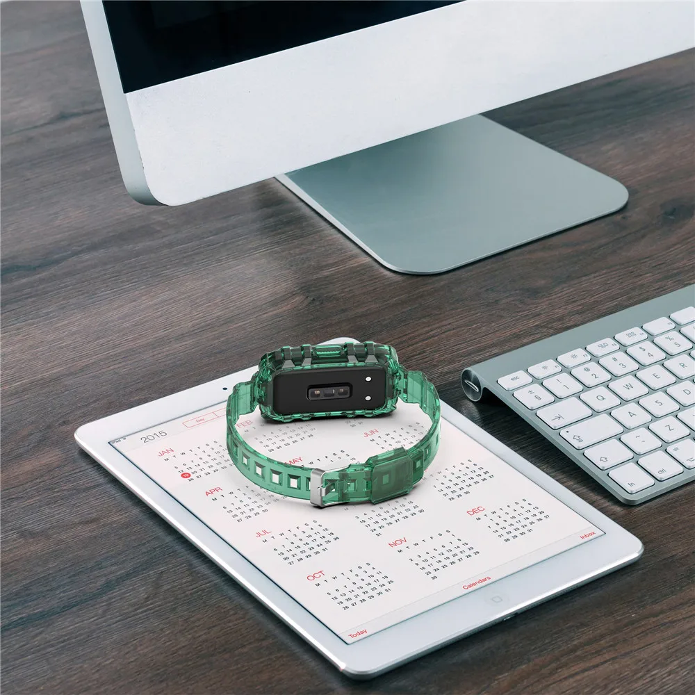 حزام بديل شفاف من BEHUA ، حزام ساعة ناعم ، سوار معصم لهواوي الفرقة 6 ، 7 ، 8 ، 9 ، سوار الشرف 6 ، سوار الشرف 7 ، الملحقات