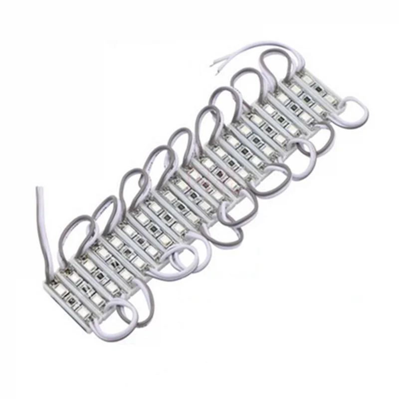 20pcs Small Size  LED Modules DC 12V 2835 SMD 2 LEDs Backlight Waterproof IP65 LED Sign Lighting Red Green Blue Yellow White