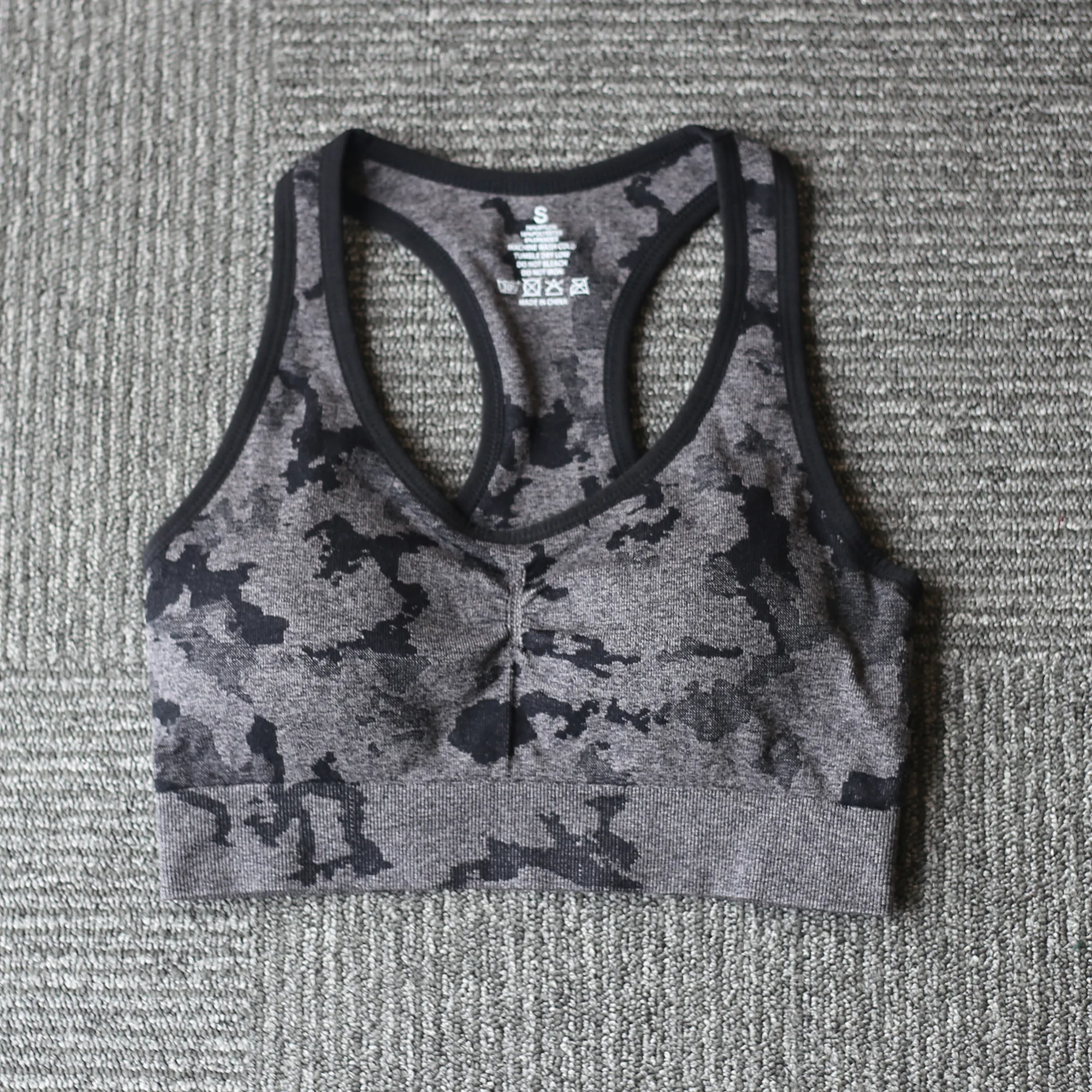 

2021 Women Adapt Camo Animal Sports Bra for Fitness Yoga Running Pad Cropped Top SportsWear Tank Tops Sports Push Up Bra Women