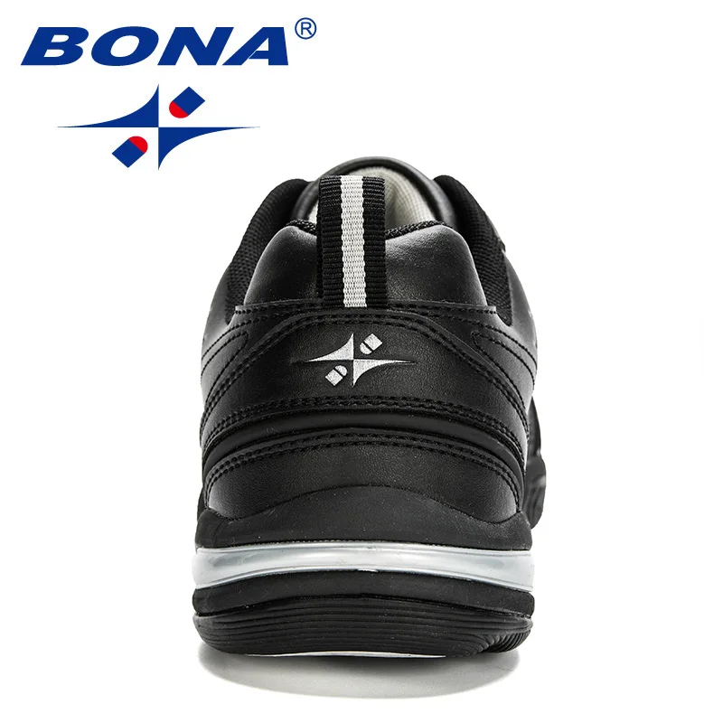 BONA 2021 New Designers Action Leather Tennis Shoes Man Volleyball Badminton Shoes Men Court Training Sneakers Mansculino Trendy