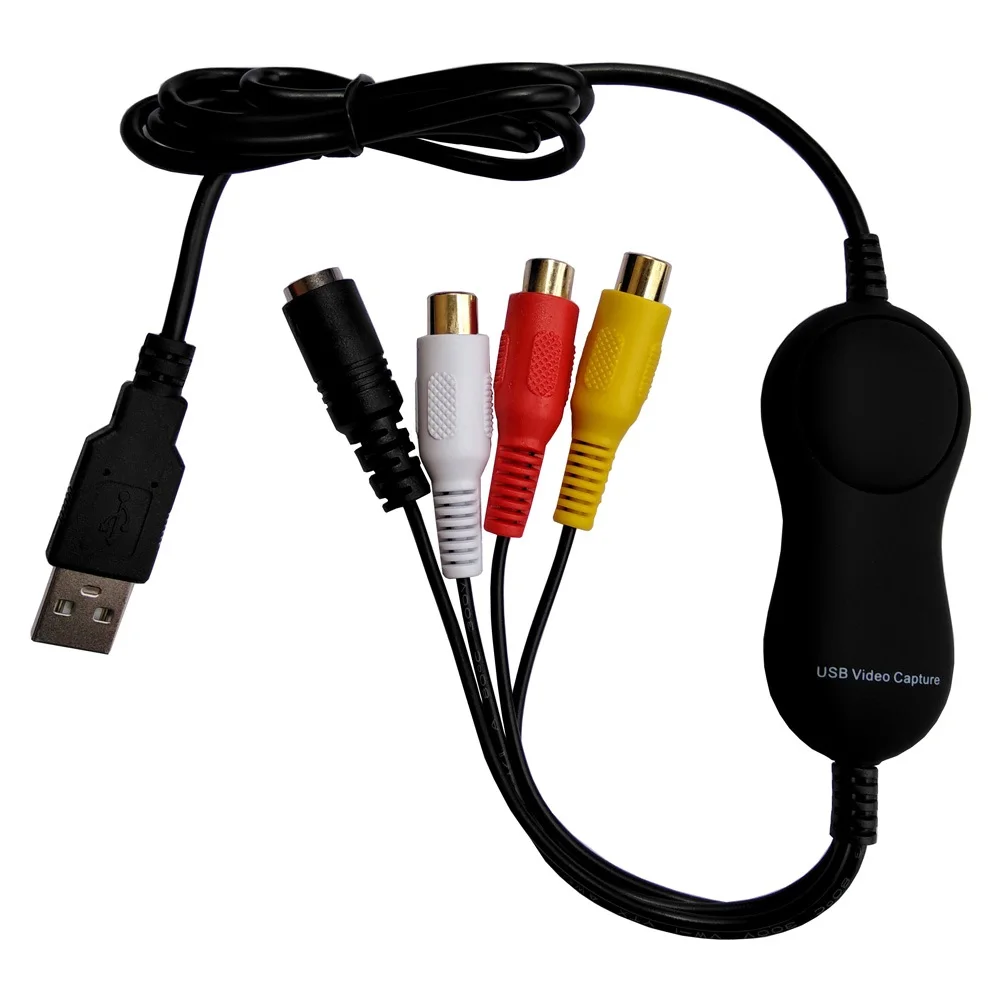 

EzCAP158 UVC USB2.0 Video Audio Capture windows mac os, convert analog video audio to digital format with professional edit soft