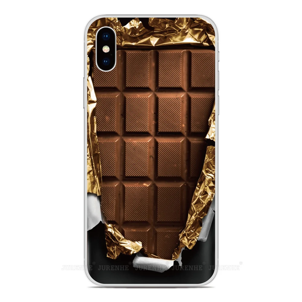 Chocolate Donut Cover For Sony Xperia 5 1 II III 10 IV XZ5 XZ4 XZ3 XZ2 Compact XA1 Plus XA2 XA3 Ultra L4 L3 20 E5 Phone Case