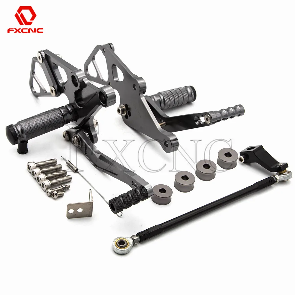 

Adjustable Rear Set For YAMAHA MT-07 FZ07 MT07 2013-2023 XSR700 2015-2023 Motorcycle Rearsets Rear Sets Foot Pegs Pedal Footrest