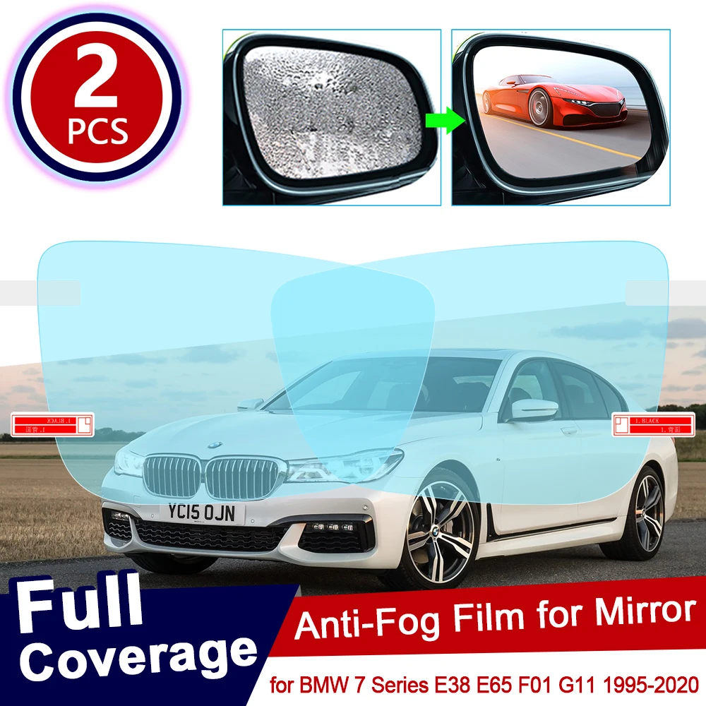 for BMW 7 Series BMW E38 E65 F01 G11 Full Cover Anti Fog Film Rearview Mirror Rainproof Accessories 730i 740d 750i 730d 740i 728