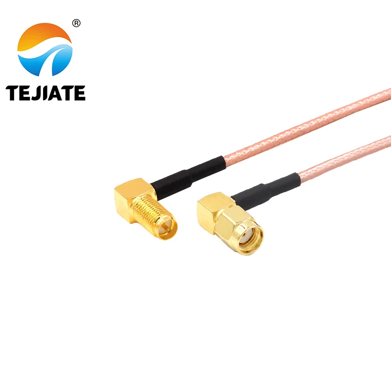 Cable adaptador de tejido RPSMA a RPSMA RPSMA-KW, convertidor RPSMA-JW, 8-90CM, 1M, 1,5 M, 2M de longitud, conector RG316, 1 pieza