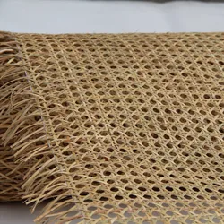 15 Meters Natural Indonesian Real Rattan Cane Webbing Roll Furniture Chair Table Ceiling Background Door DIY Material supplies