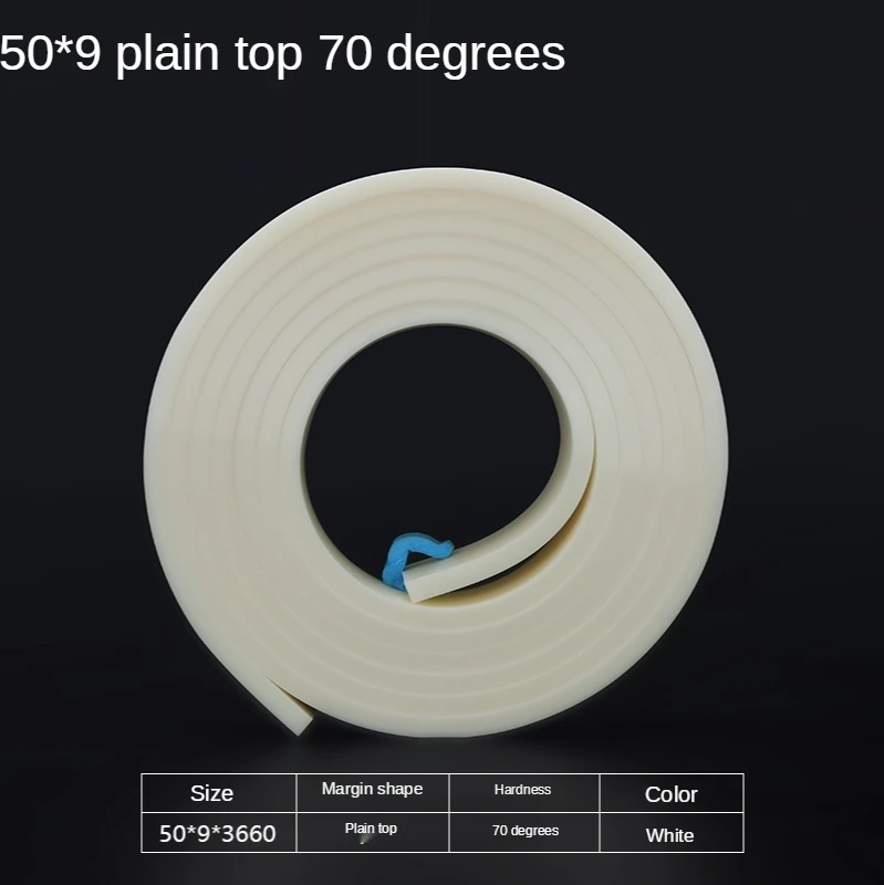 50mm * 9mm Flache Siebdruck Rakel Gummi 55A 65A 75A 80A DIY Siebdruck Tinte Scratch Board werkzeuge Rakel Gummi Klinge – Detail 13