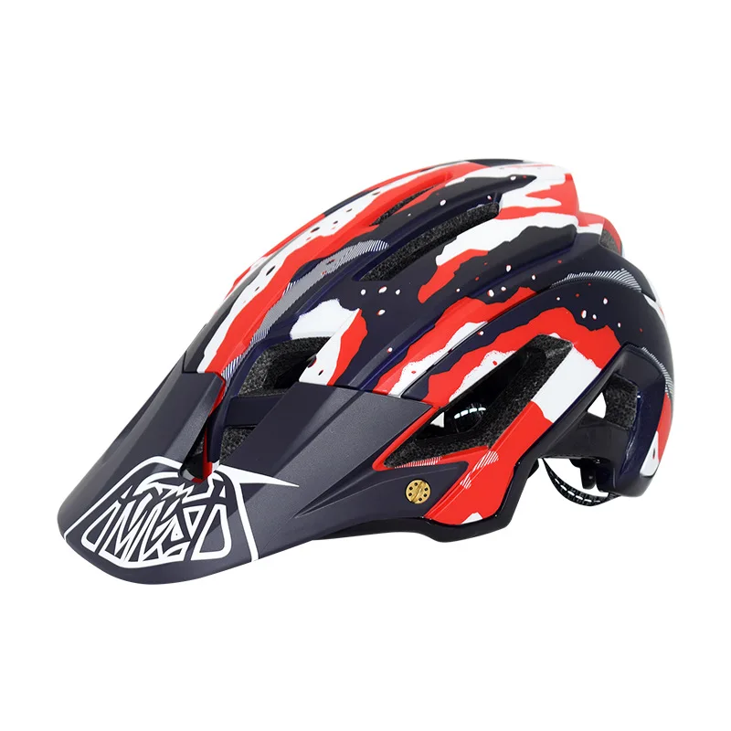 MTB BMX DH Bike Helmet Intergrally-molded Cycling Helmet Mountain Road Bicycle Helmet Casco Ciclismo Safety Cap 56-62 cm