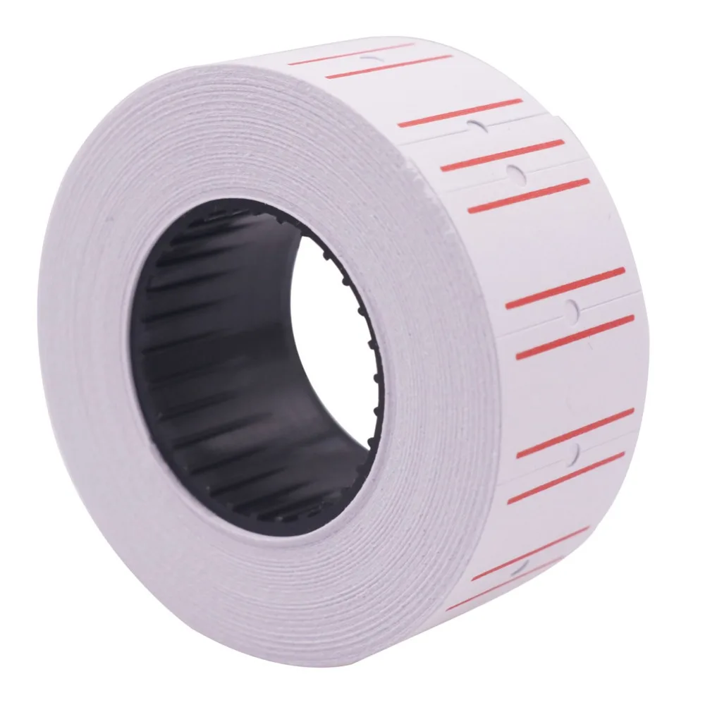 1~4 Rolls (600pcs per roll) Stationery Label Sticker 22*12mm Shops Home Students Schools Offices Product Price Tag Code Paper