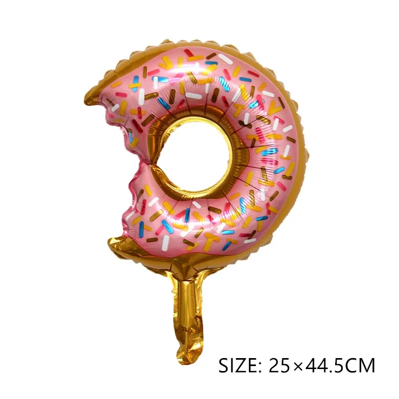 Ice Cream Pizza Burger Hot Dog Donut Aluminum Film Balloon Birthday Children\'s Day Valentine\'s Day Party Decoration Baby Gift Pa