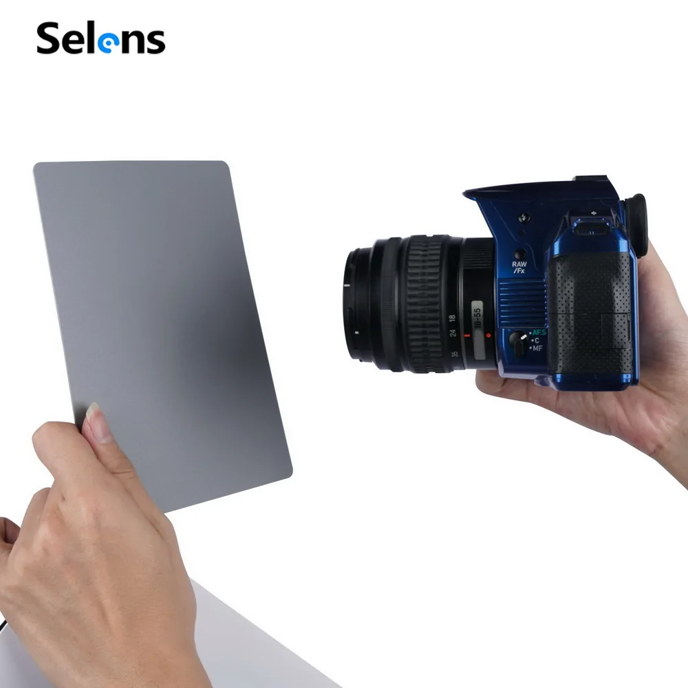 3 em 1 13x18cm cartão cinza digital branco preto 18% cor cinza equilíbrio branco e conjunto de alça para fotografia digital