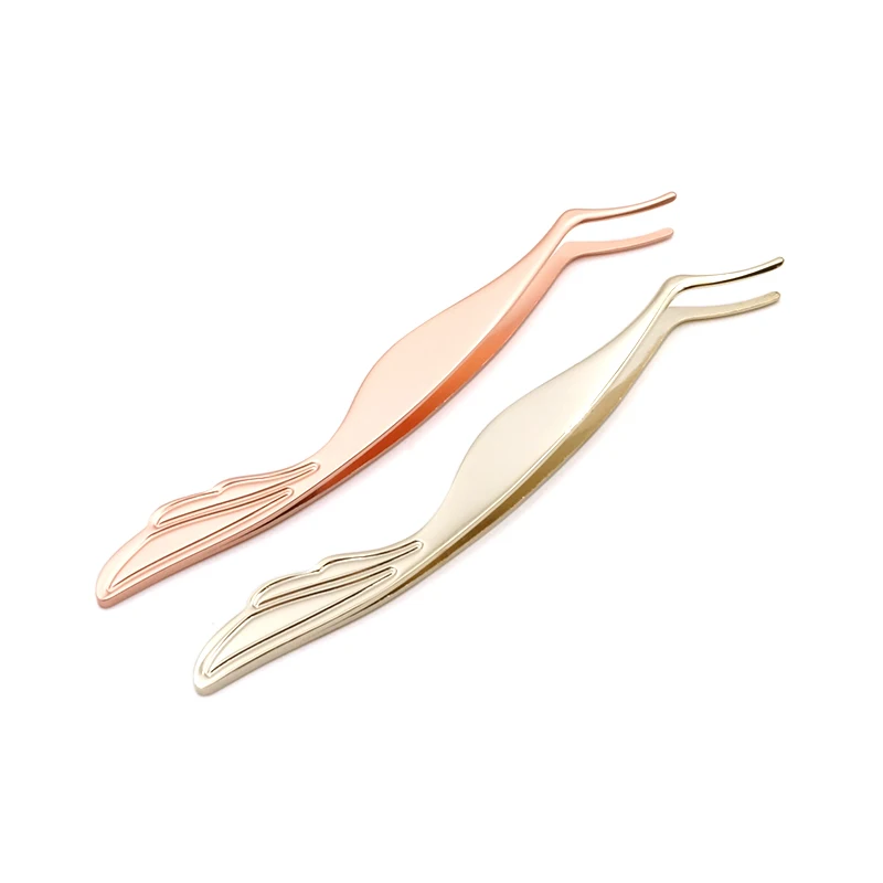 1pc Vogel Form Lash Pinzette Falsche Wimpern Applikator Edelstahl Anti-Statische Wimpern Verlängerung Curler Nipper Clip Clamp