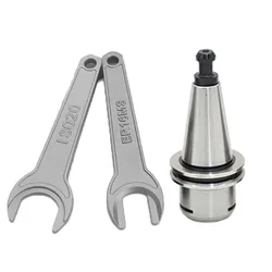 1set  ISO20 ER20 ER16 35MS Collet chuck+1set keys Precision tools holder for engraving cnc machine milling