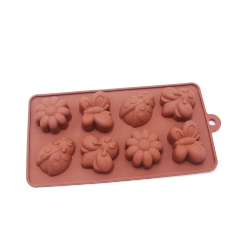 Butterfly Bee Sun Flower Chocolate Mold Cooking Tool Silicone Mold Fondant Sugar Bow Craft Molds Diy Cake Decorating