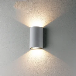Modern Simp LED Wall Light 6W 12W Balcony Lamp Waterproof Outdoor Lighting Aluminium Porch Lamp Garden Fence Lamp AC110V 220V
