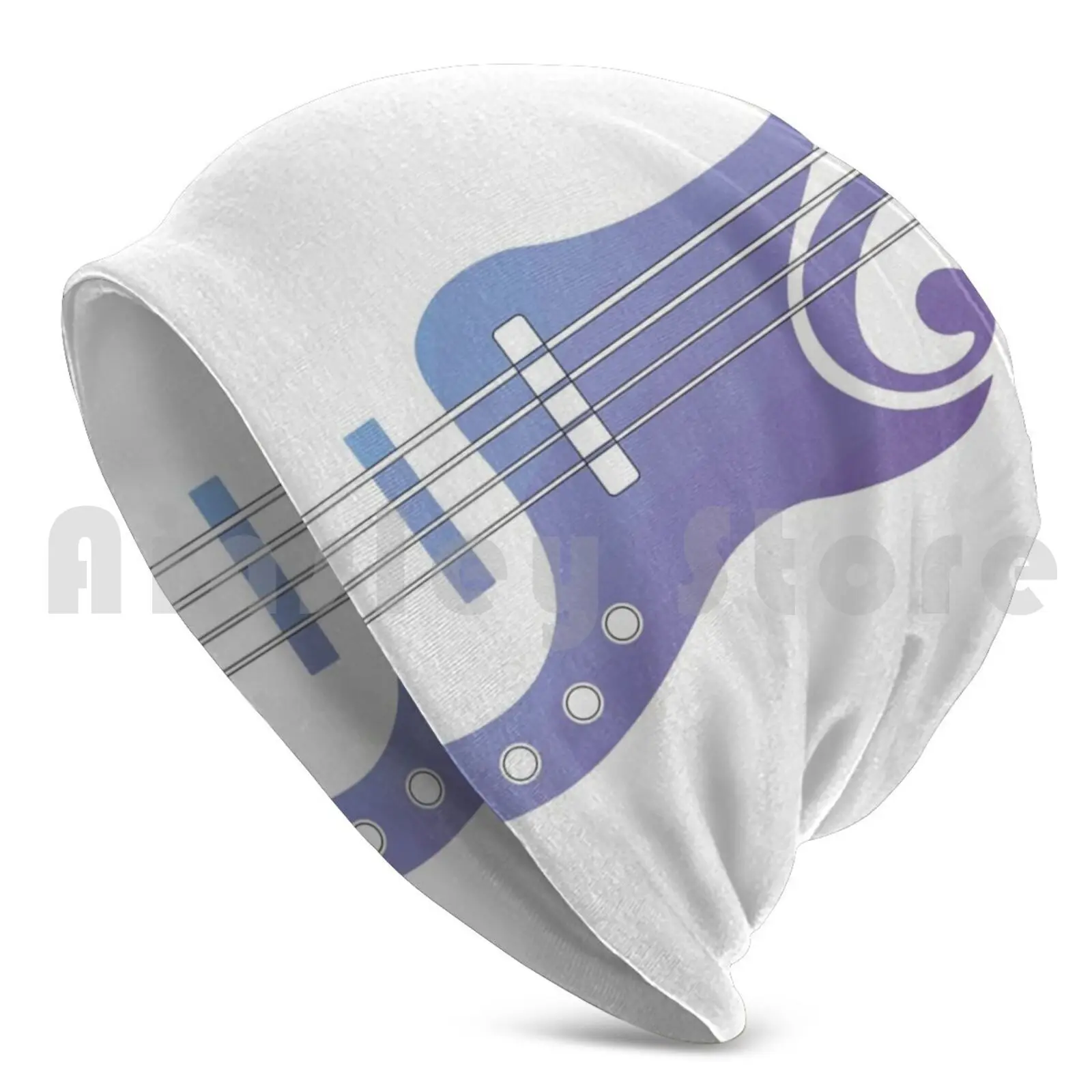 Bass Lover | Bass | Colorful Beanie Hedging Cap DIY Print Cushion Bass E Bass Colorful Bass Player Bassist Bass Clef