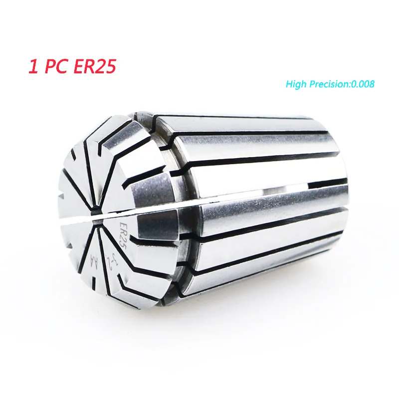 

1PC ER25 High Precision 0.008 AA 1mm to 16mm Spring collet clamping tool drill chuck arbors for CNC drilling lathe tool