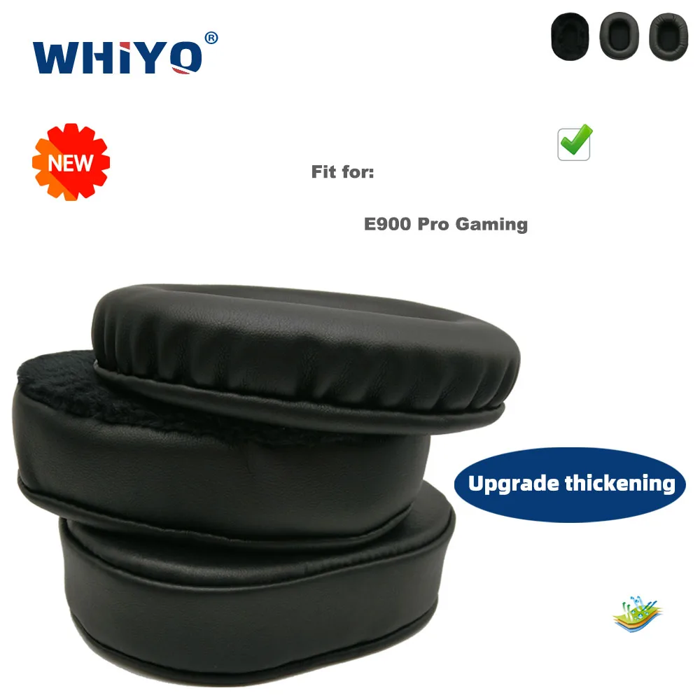 Nieuwe Upgrade Vervanging Oorkussens Voor E900 Pro Gaming Headset Onderdelen Lederen Kussen Fluwelen Earmuff Oortelefoon Sleeve Cover