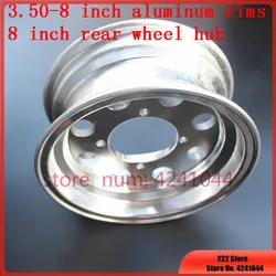 3.50-8 8 Inch for Small Monkey Motorcycle Accessories Aluminum Alloy Wheels Vacuum Circle Use 130/50-8 tire tyre   Bike