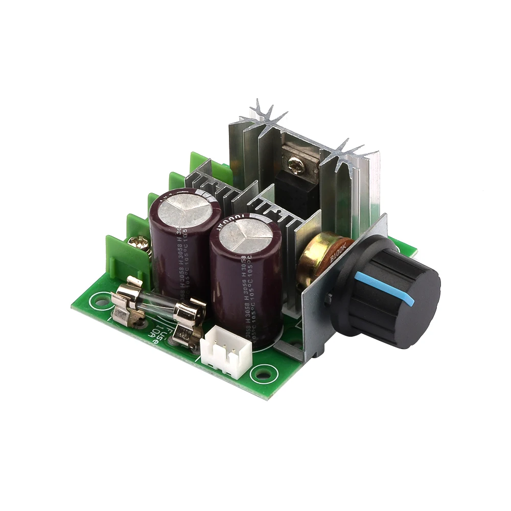 DC motor speed regulator 12V 24V 10A PWM speed controller 10%-100% adjustable motors drive module