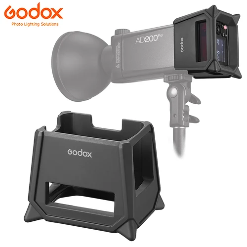 Godox AD200PRO-PC Flash silicona guardabarros funda protectora soporte de luz de suelo para Flashes al aire libre Godox AD200pro AD200