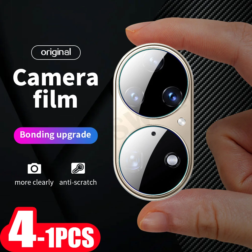 4-1Pcs 9H Camera Lens for Huawei P40 lite E P50 pro plus Camera film screen Protector for huawei P30 P20 Protector Camera Glass