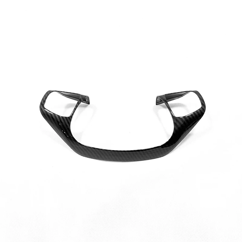 For Ford Puma 2019-2021 Accessories ABS Carbon fiber/Matte ST Car steering wheel trim control button frame Cover Styling