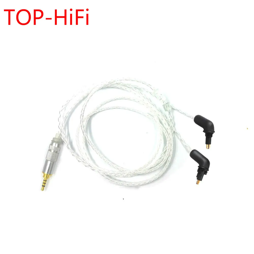 

TOP-HiFi 3.5/2.5/4.4 Balanced 8Core Silver Plated Upgrade Cable for EX600 EX800 EX1000 EXK MDR-7550 Headphones